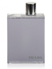 Introducing the first men's fragrance from Prada. With its natural yet seductive charm, Prada makes and leaves a lasting impression. A rich, complex amber intermingles with the clean, fresh scent of barber's soap and continues to evolve between olfactory contrasts to become a classic of tomorrow. Bath & Shower Gel, 6.75 oz. 