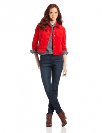 Jones New York Women's Petite Long Sleeve Button Front Jean Jacket Jones New York Women's Petite Long Sleeve Button Front Jean Jacket