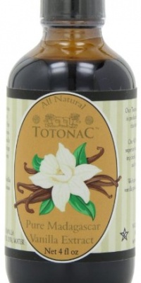 Totonac Pure Madagascar Vanilla Extract, 4-Ounce Containers (Pack of 3)