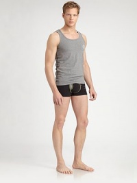You'll love lounging around weekend after weekend in this lightweight, cotton tank with chest logo detail.Crewneck90% cotton/10% elastaneMachine washImported You'll love lounging around weekend after weekend in this lightweight, cotton tank with chest logo detail.Crewneck90% cotton/10% elastaneMachine washImported