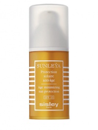 Age Minimizing Sun Protection SPF 15. Protects your skin from the sun while minimizing the effects of aging. A protective complex with anti-UVA and anti-UVB filters, a combination of antioxidants and cellular DNA protection. 1.7 oz. Age Minimizing Sun Protection SPF 15. Protects your skin from the sun while minimizing the effects of aging. A protective complex with anti-UVA and anti-UVB filters, a combination of antioxidants and cellular DNA protection. 1.7 oz.
