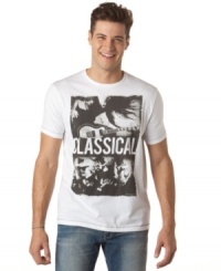 Always classic. This black and white graphic t-shirt from Calvin Klein Jeans is timelessly cool. Always classic. This black and white graphic t-shirt from Calvin Klein Jeans is timelessly cool.
