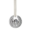 This lovely Waterford Let There Be Friendship disk ornament makes a stunning addition to any Christmas tree. Hangs from a logoed silver ribbon.