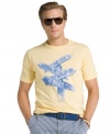Listen to the signs. This graphic t-shirt from Izod will give you a throw-back look with right-now style.
