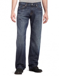 7 For All Mankind Men's Austyn Relaxed Straight Leg Jean in New York Dark