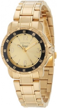 Invicta Women's 0550 Angel Collection 18k Gold-Plated Stainless Steel Watch Invicta Women's 0550 Angel Collection 18k Gold-Plated Stainless Steel Watch