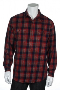 Club Room Midnight Blue Plaid LS Button Down Shirt Club Room Midnight Blue Plaid LS Button Down Shirt