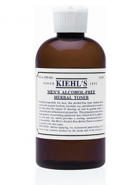 Men's Alcohol Free Herbal Toner is a skin soothing treatment formulated with herbal extracts including great burdock, lavender, ivy and gentian. Comforts skin after shaving Creates a cooling, mentholated effect For normal to oily skin types 8.4 oz. Men's Alcohol Free Herbal Toner is a skin soothing treatment formulated with herbal extracts including great burdock, lavender, ivy and gentian. Comforts skin after shaving Creates a cooling, mentholated effect For normal to oily skin types 8.4 oz.