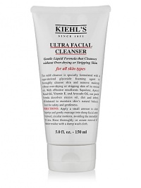 This mild cleanser is specially formulated with a sugar-derived glycoside foaming agent to thoroughly cleanse skin and remove makeup, without over-drying or stripping skin of its natural oils. With effective emollients Squalane, Apricot Kernel Oil, Vitamin E and Avocado Oil, our gentle formula dissolves excess oil, dirt and debris. PH-balanced to maintain skin's natural balance. Tested for safety and gentleness. 5.0 oz.