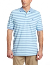 IZOD Men's Short Sleeve Oxford Stripe Polo IZOD Men's Short Sleeve Oxford Stripe Polo