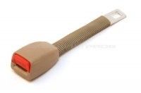 8 Rigid Car Seat Belt Extender - Tan - Type B (1 wide metal tongue) - Buckles Right In! 8 Rigid Car Seat Belt Extender - Tan - Type B (1 wide metal tongue) - Buckles Right In!