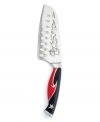 All the precision, all the power and all the personality of your favorite chef, Guy Fieri, comes to life in this professional forged knife. Made of high carbon German stainless steel and heat treated for incredible edge, this ergonomically designed santoku puts strength and balance in the palm of your hand. 5-year warranty.