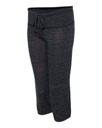 Alternative Women's Eco-Heather Cropped Pant, Eco Black, Small