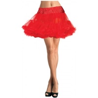 Layered Tulle Petticoat Red - Plus Layered Tulle Petticoat Red - Plus