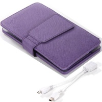 Masione 7 Tablet Stand with USB Keyboard - Faux Leather Carrying Case (7'' USB TO Mini/ Micro USB Keyboard, Purple) Masione 7 Tablet Stand with USB Keyboard - Faux Leather Carrying Case (7'' USB TO Mini/ Micro USB Keyboard, Purple)