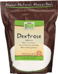 Now Foods Dextrose Natural Sweetener 100% Pure, 32 Ounce Bags Now Foods Dextrose Natural Sweetener 100% Pure, 32 Ounce Bags