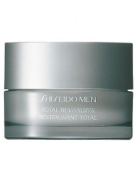 A high-performance cream that energizes skin and accelerates its ability to defy dryness, dullness, fine lines, and other visible signs of aging. Maximizes skin's natural power to preserve its vitality. Reduces signs of damage for a more youthful look and brings new life to fatigued skin. Formulated with Damage Defense Complex, skin-invigorating botanicals and a Vitamin E derivative. Preserves moisture levels in skin for 24 hours. For all skin types. Apply after cleansing or shaving. A high-performance cream that energizes skin and accelerates its ability to defy dryness, dullness, fine lines, and other visible signs of aging. Maximizes skin's natural power to preserve its vitality. Reduces signs of damage for a more youthful look and brings new life to fatigued skin. Formulated with Damage Defense Complex, skin-invigorating botanicals and a Vitamin E derivative. Preserves moisture levels in skin for 24 hours. For all skin types. Apply after cleansing or shaving.