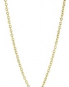 T Tahari Gold Signature Pendant Necklace