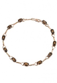 Effy Jewlery 14K Rose Gold Smokey Quartz Bracelet, 4.84 TCW Effy Jewlery 14K Rose Gold Smokey Quartz Bracelet, 4.84 TCW