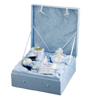 Kurt Adler NB0017B Noble Gems Glass Baby Boy Ornament, 4 Piece Set Kurt Adler NB0017B Noble Gems Glass Baby Boy Ornament, 4 Piece Set