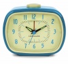 Kikkerland Retro Alarm Clock, Blue