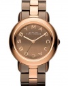 Marc Jacobs Marci Mirror Brown Dial Two-Tone Steel Ladies Watch MBM3171