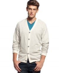 Made from super soft fleece, this Alternative Apparel herringbone cardigan boasts a classic look and a cozy feel. Made from super soft fleece, this Alternative Apparel herringbone cardigan boasts a classic look and a cozy feel.