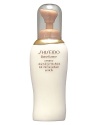 Shiseido Benefiance Creamy Cleansing Emulsion. A gentle emulsion cleanser that rinses or tissues off, leaving skin exceptionally clean and moisturized. Bio-compatible agents gently and effectively remove all traces of makeup and impurities. May also be used as an eye makeup remover. Recommended for normal to very dry skin. Use daily as first step of skincare routine.