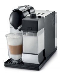 A brilliant brew ready in an instant! Simply pick your favorite pod, press a button and relax into the incredible flavors of gourmet coffee right at home. An included milk container tops each drink off with a burst of steamed or frothed milk. Model EN520SL. A brilliant brew ready in an instant! Simply pick your favorite pod, press a button and relax into the incredible flavors of gourmet coffee right at home. An included milk container tops each drink off with a burst of steamed or frothed milk. Model EN520SL.
