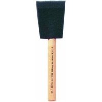 Jen Mfg. FOAM BRUSH Poly Foam Brush With Wood Handle Jen Mfg. FOAM BRUSH Poly Foam Brush With Wood Handle