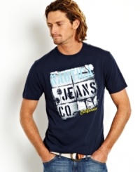 Slacker cool. Simply throw on this t-shirt from Nautica and ratchet up your casual look for the weekend. Slacker cool. Simply throw on this t-shirt from Nautica and ratchet up your casual look for the weekend.
