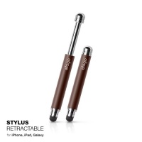 elago Stylus Retractable (Chocolate) for iPhone 5/4S/3GS, iPad, Galaxy and Galaxy Tab