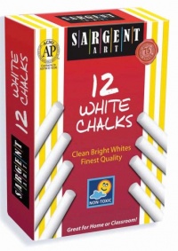 Sargent Art 66-2012 12-Count White Dustless Chalk Sargent Art 66-2012 12-Count White Dustless Chalk
