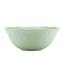 Lenox French Perle Serve Bowl, Ice Blue Lenox French Perle Serve Bowl, Ice Blue