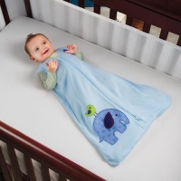 HALO SleepSack Wearable Blanket for Babies - Cotton BLUE SMALL HALO SleepSack Wearable Blanket for Babies - Cotton BLUE SMALL
