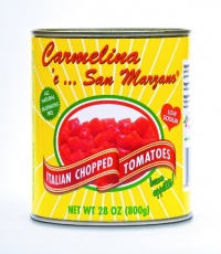 Carmelina 'e San Marzano Italian Chopped Tomatoes in Puree, 28-Ounce Cans (Pack of 12) Carmelina 'e San Marzano Italian Chopped Tomatoes in Puree, 28-Ounce Cans (Pack of 12)