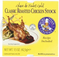 More Than Gourmet Classic Roasted Chicken Stock, 1.5-Ounces (Pack of 6) More Than Gourmet Classic Roasted Chicken Stock, 1.5-Ounces (Pack of 6)