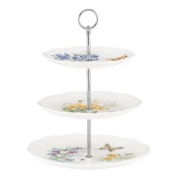 Lenox 825847 Butterfly Meadow 3-Tiered Server, White Lenox 825847 Butterfly Meadow 3-Tiered Server, White