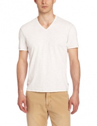 John Varvatos Men's Star USA Short Sleeve V-Neck Tee, Salt, X-Large John Varvatos Men's Star USA Short Sleeve V-Neck Tee, Salt, X-Large