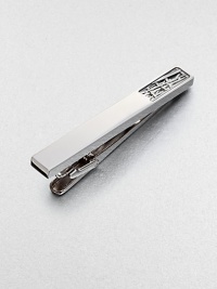 Simple brass tie bar, with layering detail, lends instant dapper style to any well dressed wardrobe..BrassAbout ¼ x 2Imported Simple brass tie bar, with layering detail, lends instant dapper style to any well dressed wardrobe..BrassAbout ¼ x 2Imported
