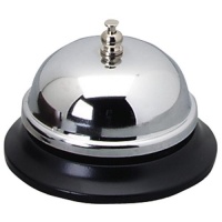 Sparco Nickel Plated Call Bell, 2 3/4-Inch High, 3 3/8-Inch Base, Chrome/Black (SPR01583) Sparco Nickel Plated Call Bell, 2 3/4-Inch High, 3 3/8-Inch Base, Chrome/Black (SPR01583)