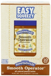 Peanut Butter & Co Natural Peanut Butter, Smooth Operator Squeeze Packs, 1.15-Ounce Pouches (Pack of 20)