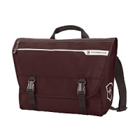 The convenient Victorinox laptop messenger bag offers organization and tech protection for urban travel. The padded sleeve holds a up to a 17 laptop with an interior mesh zippered pocket. Exterior vertical zip front pocket and multipurpose zip-away stretch side pockets--ideal for a water bottle or umbrella. Removable, adjustable padded shoulder strap allows you to secure the bag around your waist or across your body. Exterior zip pocket. Lockable YKK racquet coil zippers. The convenient Victorinox laptop messenger bag offers organization and tech protection for urban travel. The padded sleeve holds a up to a 17 laptop with an interior mesh zippered pocket. Exterior vertical zip front pocket and multipurpose zip-away stretch side pockets--ideal for a water bottle or umbrella. Removable, adjustable padded shoulder strap allows you to secure the bag around your waist or across your body. Exterior zip pocket. Lockable YKK racquet coil zippers.