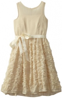 Blush by Us Angels Girls 7-16 Lace Detail Crinkle Dress, Winterwhite, 14 Blush by Us Angels Girls 7-16 Lace Detail Crinkle Dress, Winterwhite, 14
