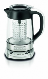 KRUPS FL700D50 Electric Kettle with incorporated tea infuser, temperature settings and keep warm feautres, Glass and Stainless Steel KRUPS FL700D50 Electric Kettle with incorporated tea infuser, temperature settings and keep warm feautres, Glass and Stainless Steel