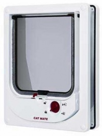 Cat Mate Electromagnetic Cat Flap White Cat Mate Electromagnetic Cat Flap White
