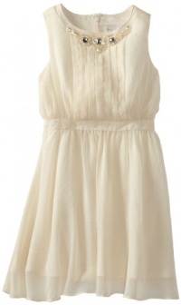 Blush by Us Angels Girls 7-16 Crinkle Pleat Front Dress, Winter White, 12 Blush by Us Angels Girls 7-16 Crinkle Pleat Front Dress, Winter White, 12