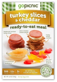 GoPicnic Turkey Slices & Cheddar, 6-Ounce (Pack of 6) GoPicnic Turkey Slices & Cheddar, 6-Ounce (Pack of 6)