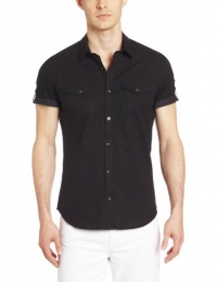 Calvin Klein Sportswear Men's Short Sleeve Roll-Up PD Strip Calvin Klein Sportswear Men's Short Sleeve Roll-Up PD Strip