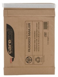 CareMail Recycled Self-Seal Rugged Mailers, Padded Envelopes, 8.5 x 10.75 Inches, 25 Pack (1143551) CareMail Recycled Self-Seal Rugged Mailers, Padded Envelopes, 8.5 x 10.75 Inches, 25 Pack (1143551)